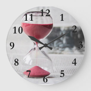 Hourglass Große Wanduhr