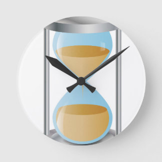 Hourglass Runde Wanduhr