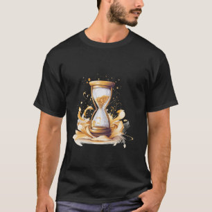 Hourglass Sand Timer Symbolik Uhr Idee T-Shirt