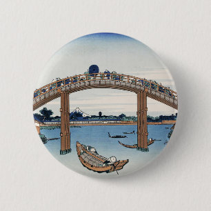 Housai Mount Fuji von unterhalb der Men's Bridge Button