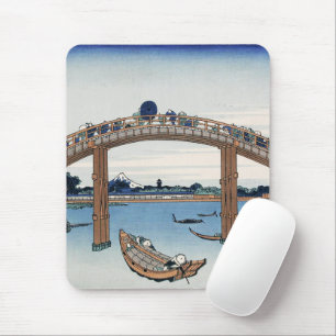 Housai Mount Fuji von unterhalb der Men's Bridge Mousepad