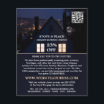House at Night Portrait, Chimney Sweep Service Flyer<br><div class="desc">House at Night Portrait,  Chimney Sweeping Service Werbe-Flyer von The Business Card Store.</div>