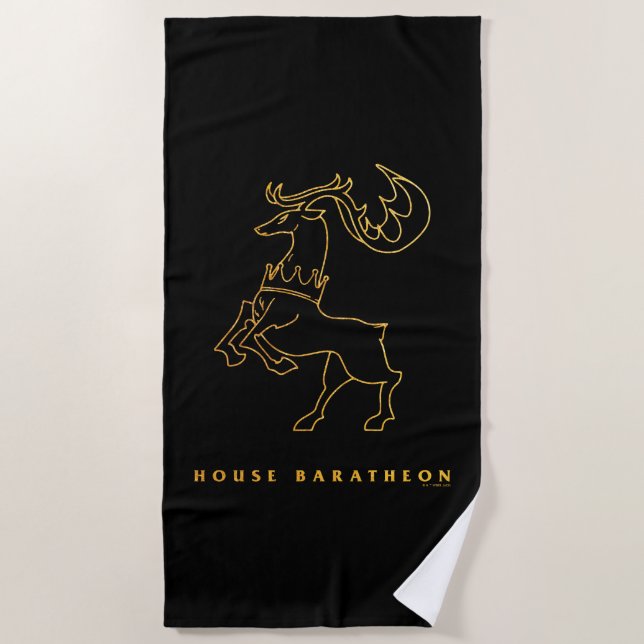 House Baratheon Icon Strandtuch (Vorderseite)