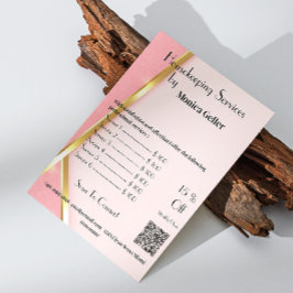 House Behaltend Haushaltspreis Rose Gold Blush Qr Flyer