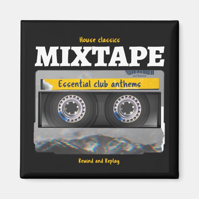 House Classics Mixtape Club Anthems Magnet (Vorne)