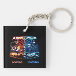 House Divided 99 Nights vs Jujutsu Shenanigans Schlüsselanhänger