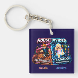 House Divided Speed Keyboard vs Avatar Creator Schlüsselanhänger