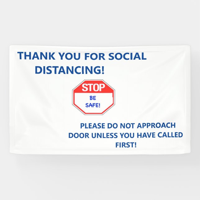 House Door Sign behalte unerwünschte Besucher weg Banner (Horizontal)