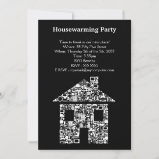House Erwärmung Moving Party Einladung