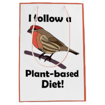 House Finch I Follow Plant-Based Diet Funny Bird