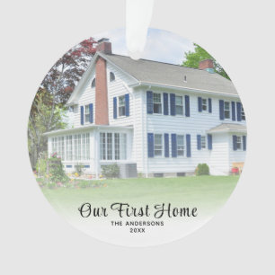 House Foto Unsere erste Zuhause Weihnachts Ornament