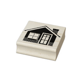 House Graphic Gummistempel