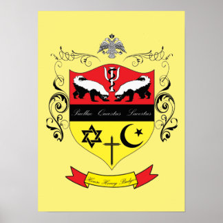 House Honey Badger Poster