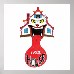 House Housu 1977 japanischer Horror Design Poster