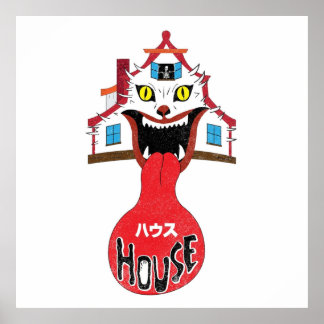 House Housu 1977 japanischer Horror Design Poster