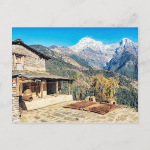 House in Nepal Postkarte
