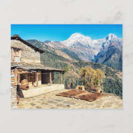 House in Nepal Postkarte