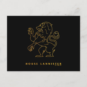 House Lannister Icon Postkarte