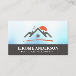 House-Logo   Real Anwesen Business Card Visitenkarte