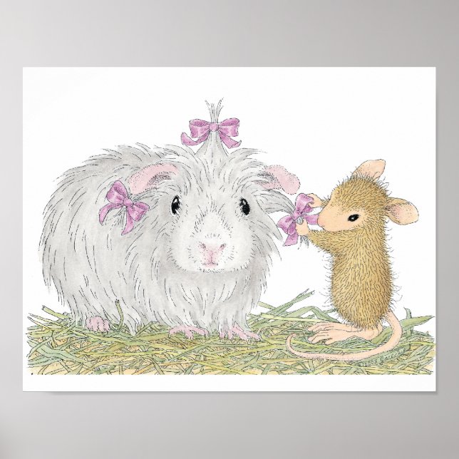 House-Mouse Designs® - Schöne Guinea Poster (Vorne)