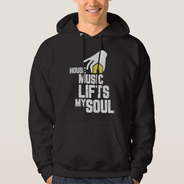 House Music Deep House Soulful House Hoodie (Vorderseite)