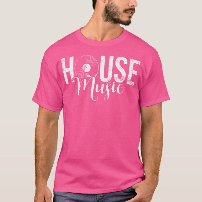 House Music Edm Rave Dj Electro Deep House Lover T-Shirt (Vorderseite)