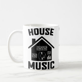 House Music Edm Rave Dj House Kaffeetasse