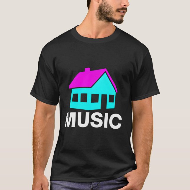 House Music Edm Rave T-Shirt (Vorderseite)