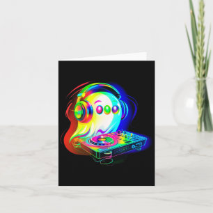 House Music Ghost Dj Optical Illusion Edm Hallowee Karte