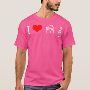 House Music - I Liebe Rave Edm Techno Party Dj Ges T-Shirt