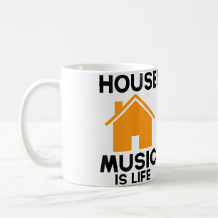 House Music Ist Leben Edm Rave Dj House Kaffeetasse