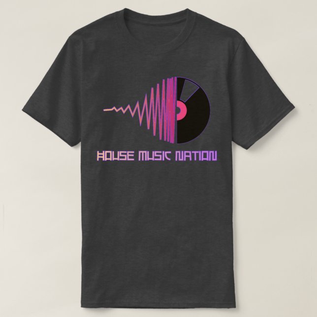 House music nation T-Shirt (Design vorne)