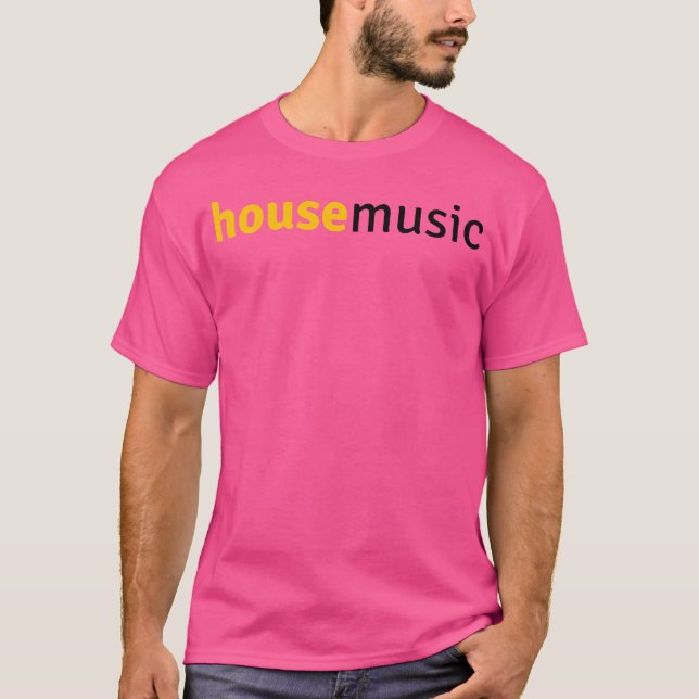 House-Musik Edm Dj T-Shirt (Vorderseite)