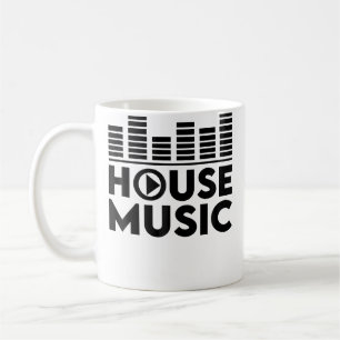 House-Musik Edm Rave Dj House Kaffeetasse