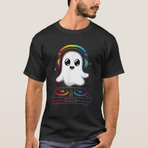 House-Musik-Geister-DJ Optische Täuschung Edm Hall T-Shirt