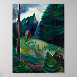 House Near Woods, 1931 von Emily Carr Poster