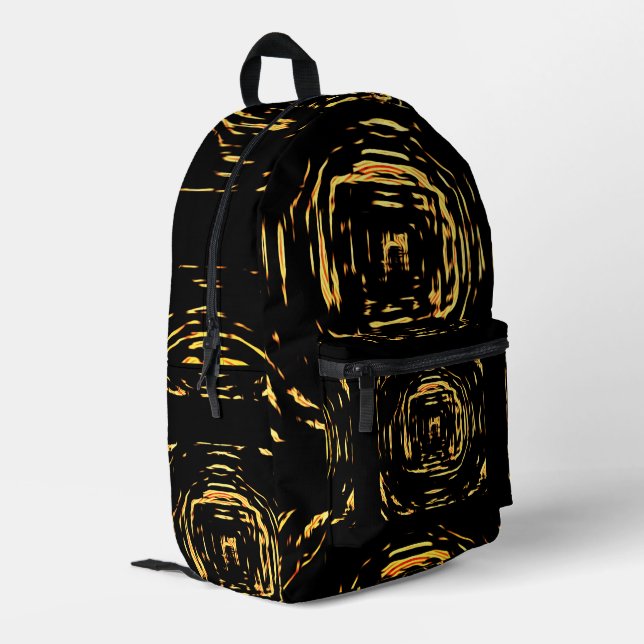 House of Eloise back pack Bedruckter Rucksack (Rückseitige Ecke links)