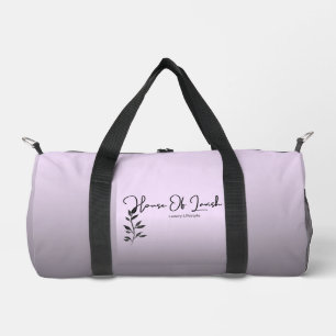 House Of Lavish Lilac Noir Gym Reise-Tasche Duffle Bag