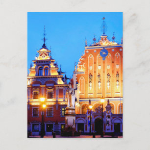 House of the Blackheads Postkarte
