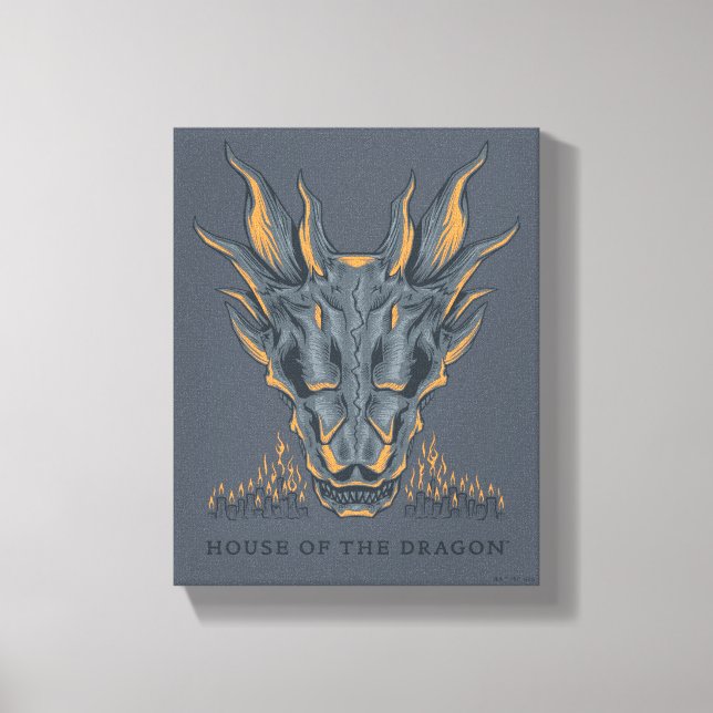 HOUSE OF THE DRAGON Balerion Candle Altar Leinwanddruck (Vorderseite)