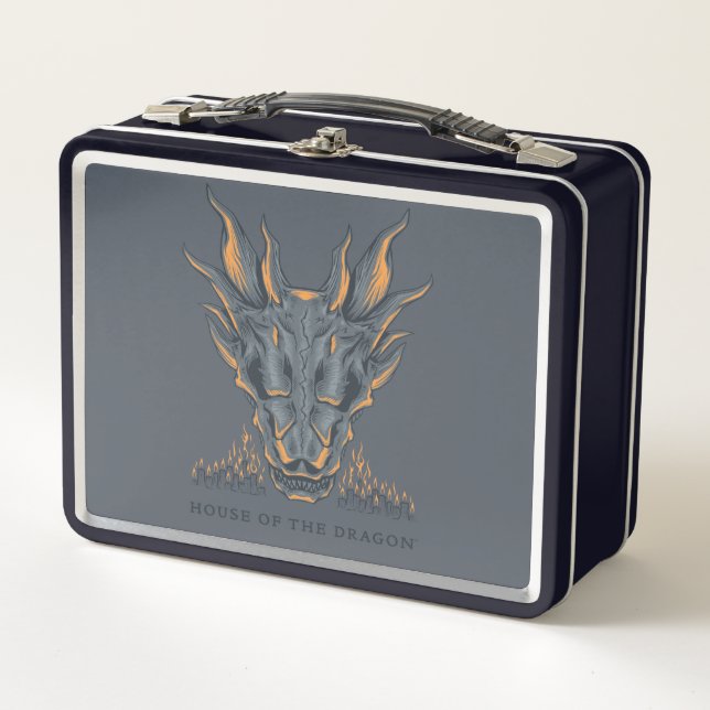 HOUSE OF THE DRAGON Balerion Candle Altar Metall Brotdose (Vorderseite)