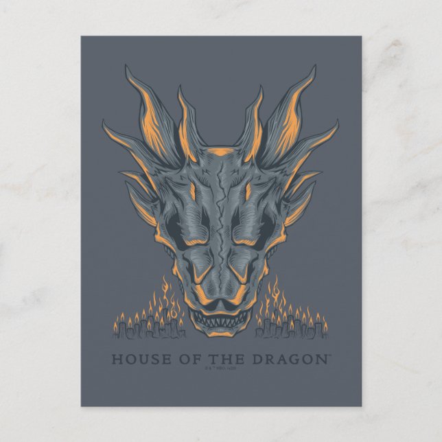 HOUSE OF THE DRAGON Balerion Candle Altar Postkarte (Vorderseite)