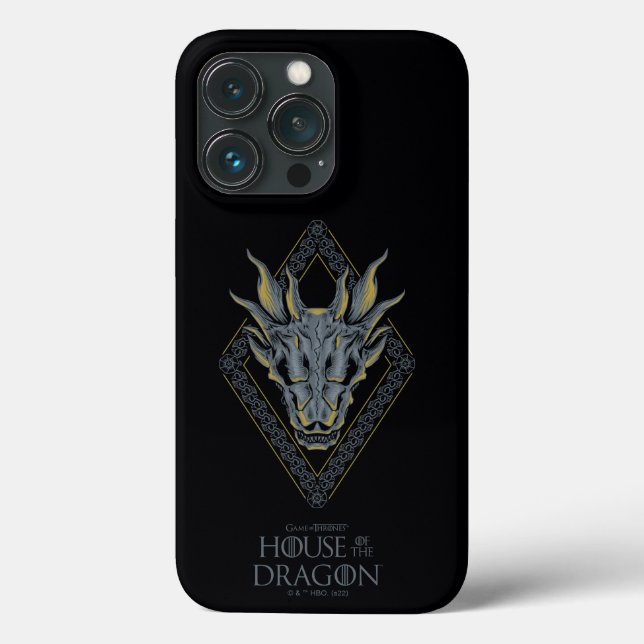 HOUSE OF THE DRAGON Balerion Skull Diamond Crest Case-Mate iPhone Hülle (Rückseite)