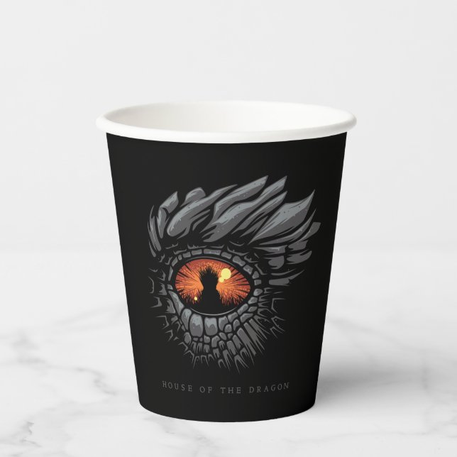HOUSE OF THE DRAGON | Dragon Eye Pappbecher (Vorderseite)