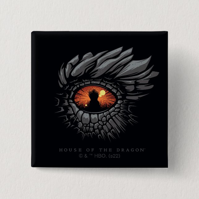 HOUSE OF THE DRAGON Dragon’s Eye Iron Throne Button (Vorderseite)