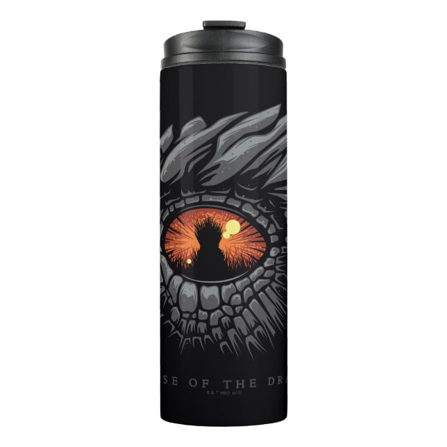 HOUSE OF THE DRAGON Dragon’s Eye Iron Throne Thermosbecher (Vorderseite)