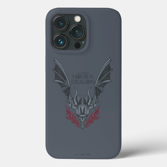 HOUSE OF THE DRAGON Fire-Breathing Dragon Head Case-Mate iPhone Hülle (Rückseite)