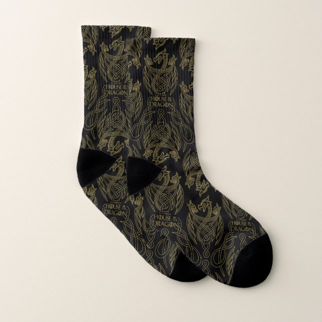 HOUSE OF THE DRAGON Gold Filigree Socken (Paar)