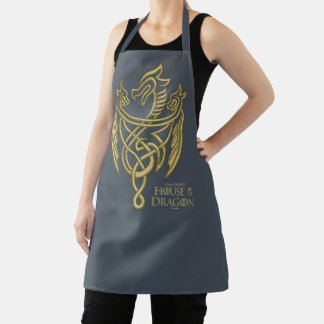 HOUSE OF THE DRAGON Golden Filigree Dragon Crest Schürze
