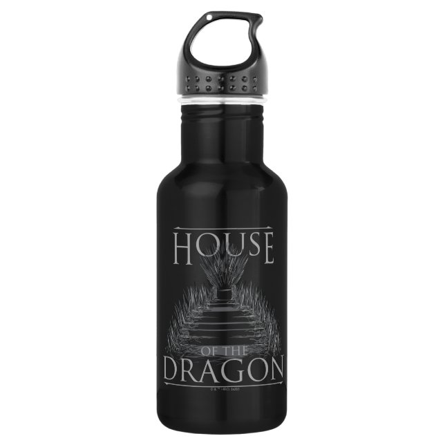 HOUSE OF THE DRAGON Iron Throne | Graphic Edelstahlflasche (Vorderseite)